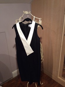 B&W Tux Dress by Paper Doll