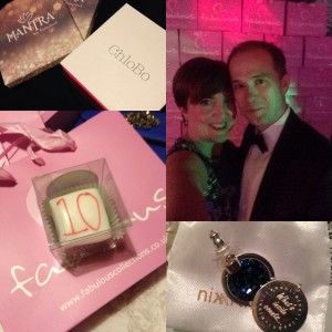 Glittering at the 10 year ball